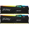 Память DDR5 2x16GB 6400MHz Kingston KF564C32BBEAK2-32 Fury Beast RGB RTL Gaming PC5-51200