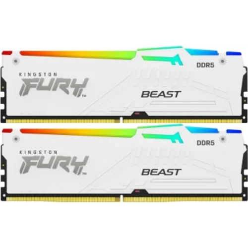 Память DDR5 2x16GB 6400MHz Kingston KF564C32BWEAK2-32 Fury Beast RGB RTL Gaming PC5-51200