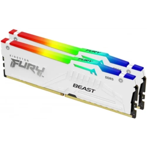 Память DDR5 2x16GB 6400MHz Kingston KF564C32BWEAK2-32 Fury Beast RGB RTL Gaming PC5-51200