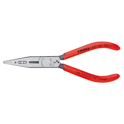 Плоскогубцы для монтажа проводов (сечение кабеля 0,5-0,75/1,5/2,5 mm²) Knipex KN-1301160