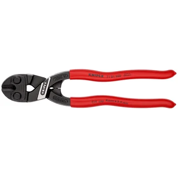 KNIPEX CoBolt® болторез, L-200 мм, рез: провол. мягк. d 6 мм, ср. d 5.2 мм, тв. d 4 мм, роял. струна d 3.6 мм, чёрн., 1-к ручки KN-7101200