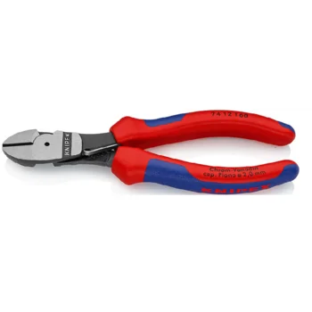 Бокорезы особой мощности пружина, рез: провол. ср. 3.4 мм, тверд. 2.5 мм, роял. струна 2 мм, L-160 мм, черн., 2-к ручки