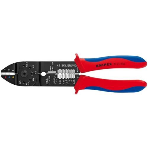 Клещи зажимные для опрессовки (0,75 - 6mm²) Knipex KN-9721215