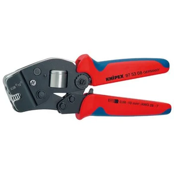 Инструмент для опрессовки контактных гильз самонастраивающийся Knipex KN-975308