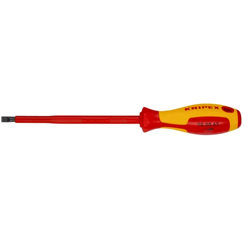 Отвертка SL6.5x1.2 шлицевая VDE, длина лезвия 150 мм, L-262 мм, диэлектрическая, 2-компонентная рукоятка KN-982065