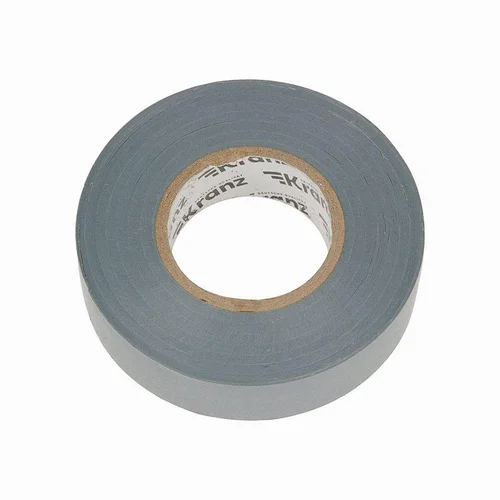 Изолента ПВХ профессиональная 0.18х19мм 20м сер. Kranz KR-09-2808