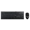 Клавиатура + мышь A4Tech KR-8520D клав:черный мышь:черный USB