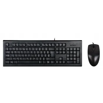 Клавиатура + мышь A4Tech KR-8520D клав:черный мышь:черный USB