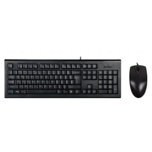 Клавиатура + мышь A4Tech KR-8520D клав:черный мышь:черный USB