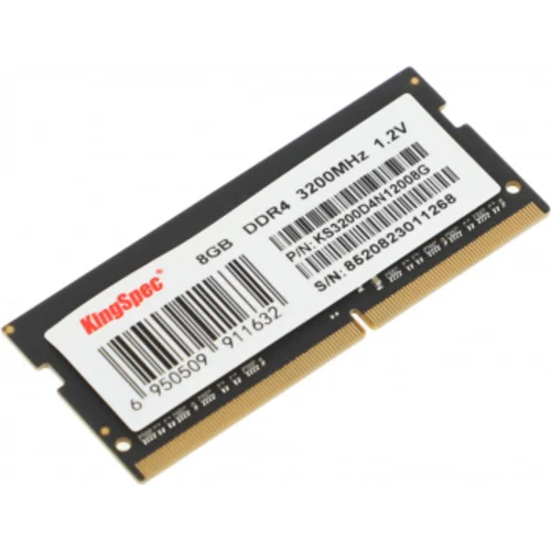 Память DDR4 8GB 3200MHz Kingspec KS3200D4N12008G RTL PC4-25600 SO-DIMM 260-pin 1.2В single rank Ret
