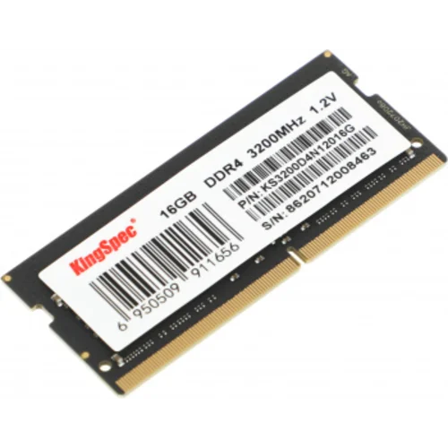 Память DDR4 16GB 3200MHz Kingspec KS3200D4N12016G RTL PC4-25600 CL17 SO-DIMM 260-pin 1.2В