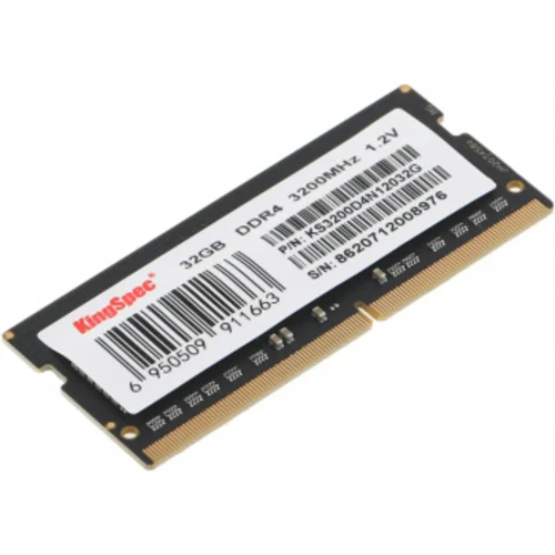 Память DDR4 32GB 3200MHz Kingspec KS3200D4N12032G RTL PC4-25600 SO-DIMM 260-pin 1.35В dual rank Ret