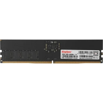 Память DDR5 16GB 5600MHz Kingspec KS5600D5P11016G RTL PC5-44800 CL40 DIMM 288-pin 1.35В