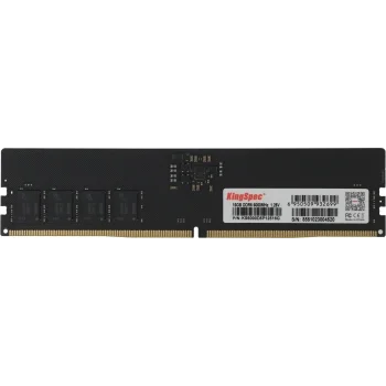 Память DDR5 16GB 6000MHz Kingspec KS6000D5P12516G RTL PC5-44800 CL46 DIMM 288-pin 1.25В