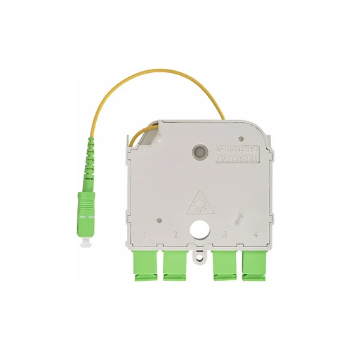 Универсальный сплиттерный модуль на 4 абонента LIGHT PON УСМ 1х4 SC/APC