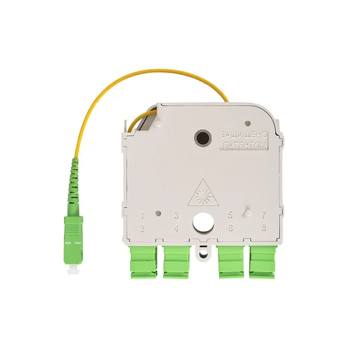 Универсальный сплиттерный модуль на 8 абонентов LIGHT PON УСМ 1х8 SC/APC