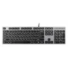 Клавиатура A4Tech KV-300H серый/черный USB slim