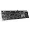Клавиатура A4Tech KV-300H серый/черный USB slim