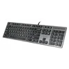 Клавиатура A4Tech KV-300H серый/черный USB slim