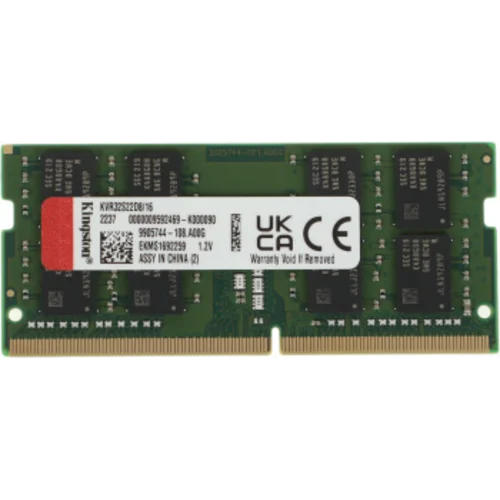 Память DDR4 16Gb 3200MHz Kingston KVR32S22D8/16 VALUERAM RTL PC4-25600 CL22 SO-DIMM 260-pin 1.2В