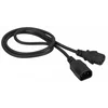 Шнур питания Lanmaster LAN-PP13/14-0.5-BK C13-С14 проводник.:3x0.75мм2 0.5м 220В черный