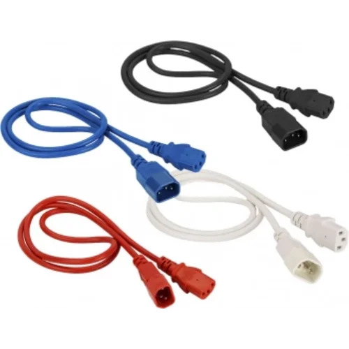 Шнур питания Lanmaster LAN-PP13/14-2.0-BL C13-С14 проводник.:3x0.75мм2 2м 250В 10А синий