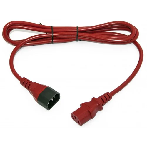 Шнур питания Lanmaster LAN-PP13/14-3.0-RD C13-С14 проводник.:3x0.75мм2 3м 220В 10А (упак.:1шт) красный