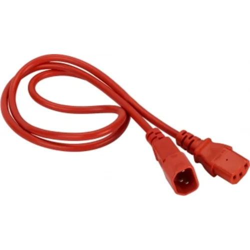 Шнур питания Lanmaster LAN-PP13/14-3.0-RD C13-С14 проводник.:3x0.75мм2 3м 220В 10А (упак.:1шт) красный