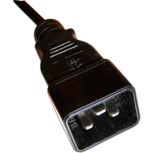 Кабель Lanmaster LAN-PP13/20-3.0-BK C13-C20 проводник.:3x0.75мм2 3м 220В 10А (упак.:1шт) черный