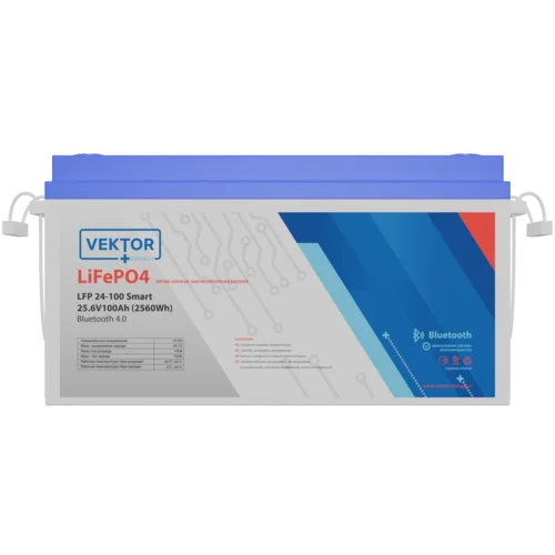 Аккумуляторная батарея VEKTOR ENERGY LFP 25,6-100
