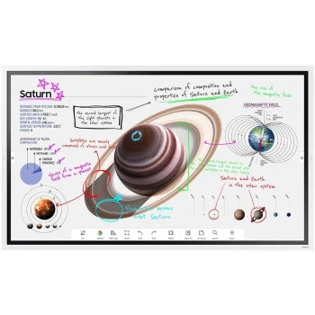 Панель Samsung 65" WM65B Flip Chart Pro белый E-LED BLU LED 8ms 16:9 HDMI M/M матовая 350cd 178гр/17