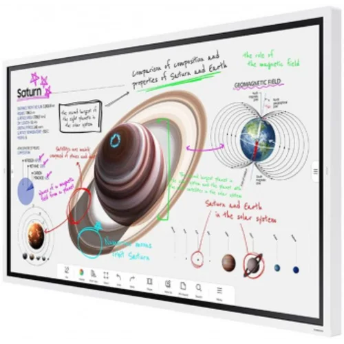 Панель Samsung 65" WM65B Flip Chart Pro белый E-LED BLU LED 8ms 16:9 HDMI M/M матовая 350cd 178гр/17