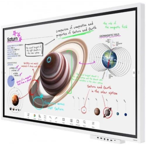 Панель Samsung 65" WM65B Flip Chart Pro белый E-LED BLU LED 8ms 16:9 HDMI M/M матовая 350cd 178гр/17