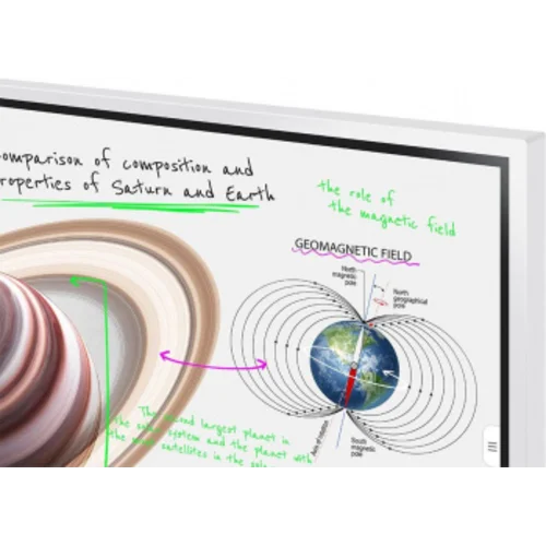 Панель Samsung 65" WM65B Flip Chart Pro белый E-LED BLU LED 8ms 16:9 HDMI M/M матовая 350cd 178гр/17