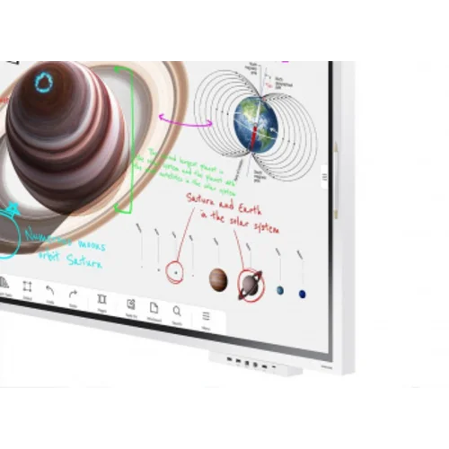 Панель Samsung 65" WM65B Flip Chart Pro белый E-LED BLU LED 8ms 16:9 HDMI M/M матовая 350cd 178гр/17
