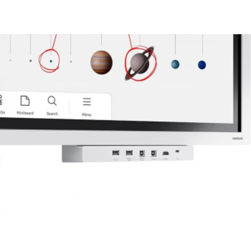 Панель Samsung 65" WM65B Flip Chart Pro белый E-LED BLU LED 8ms 16:9 HDMI M/M матовая 350cd 178гр/17