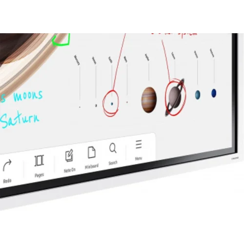 Панель Samsung 65" WM65B Flip Chart Pro белый E-LED BLU LED 8ms 16:9 HDMI M/M матовая 350cd 178гр/17