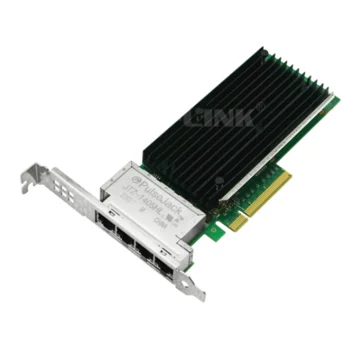 Сетевая карта LR-Link 4 порта 10GBase-T Ethernet PCIe X8 LRES1013PT