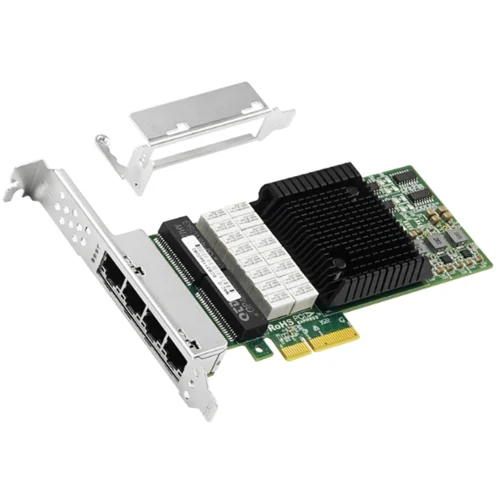 Сетевая карта LR-Link 4 порта 10/100/1000Base-T LRES8001PT-BP