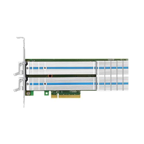 Переходной адаптер PCIe 3.0 x8 на 2xM.2 NVMe RAID Hot-Swap