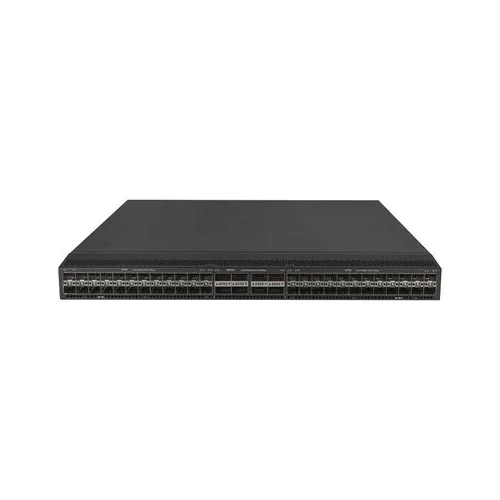 КОММУТАТОР S6850-56HF L3 Ethernet Switch c 48 SFP28 портами and 8 QSFP28 портами, с 2 модулями питания AC, 5 блоками вентиляторов. Выдув назад.