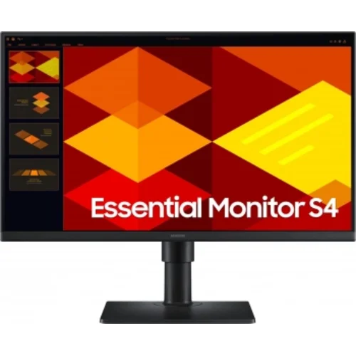 Монитор Samsung 24" Essential S4 S24D400GAIXCI черный IPS LED 16:9 HDMI матовая HAS Piv 1000:1 250cd