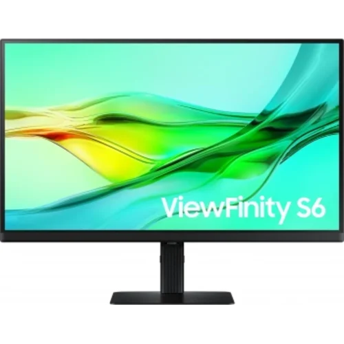 Монитор Samsung 27" ViewFinity S6 S27D604UAIXCI черный IPS LED 5ms 16:9 HDMI матовая HAS Piv 1000:1