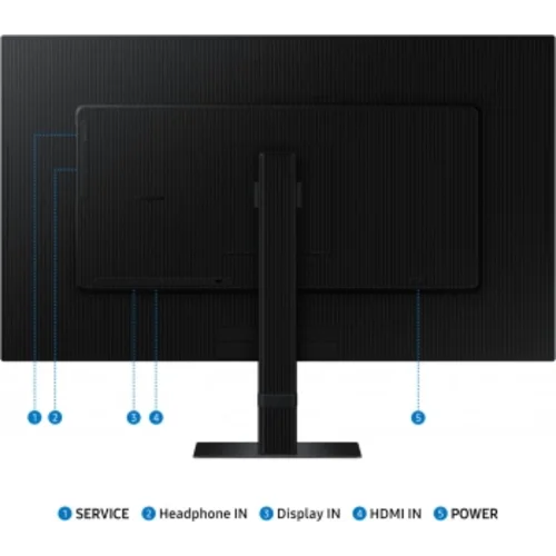 Монитор Samsung 27" ViewFinity S7 S27D700EAIXCI черный IPS LED 5ms 16:9 HDMI матовая 350cd 178гр/178