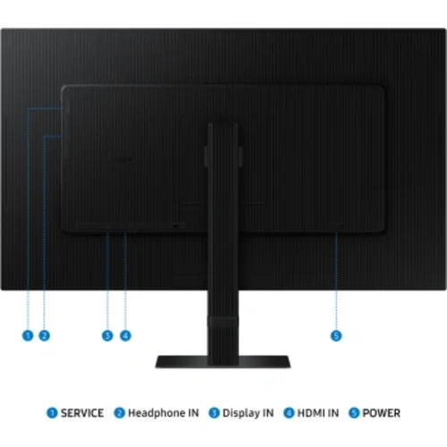 Монитор Samsung 27" ViewFinity S7 S27D700EAUXEN черный IPS LED 5ms 16:9 HDMI M/M матовая 1000:1 350c