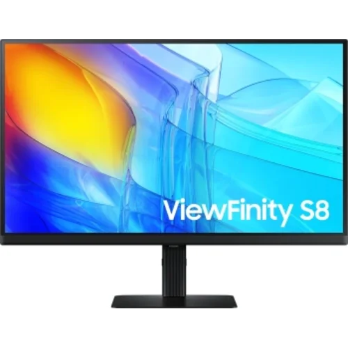 Монитор Samsung 27" ViewFinity S8 S27D800EAIXCI черный IPS LED 5ms 16:9 HDMI матовая HAS Piv 1000:1