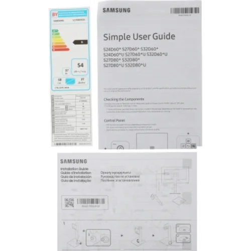 Монитор Samsung 27" ViewFinity S8 S27D800EAIXCI черный IPS LED 5ms 16:9 HDMI матовая HAS Piv 1000:1