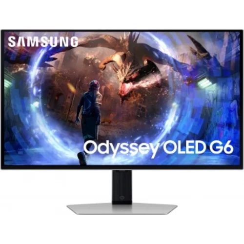 Монитор Samsung 27" Odyssey G6 S27DG600SIXCI черный OLED LED 1ms 16:9 HDMI матовая HAS Piv 250cd 178