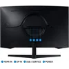 Монитор Samsung 32" Odyssey G5 S32CG550EI черный VA LED 1ms 16:9 HDMI матовая 300cd 178гр/178гр 2560