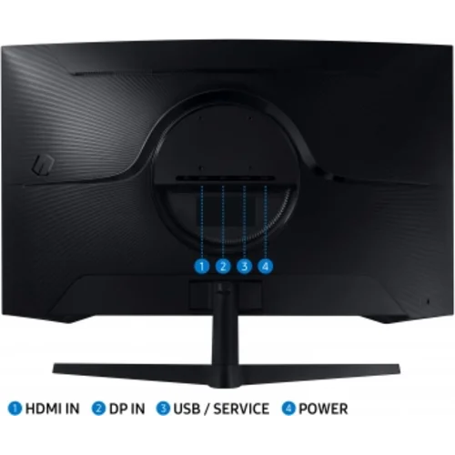 Монитор Samsung 32" Odyssey G5 S32CG550EI черный VA LED 1ms 16:9 HDMI матовая 300cd 178гр/178гр 2560
